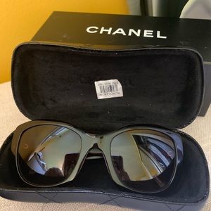 Chanel sunglasses brow cat eye
